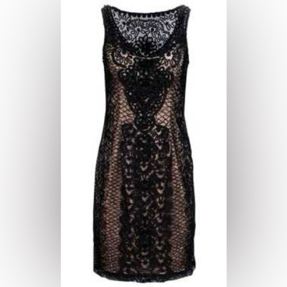 Sue Wong Y2K Beaded Cocktail Dress